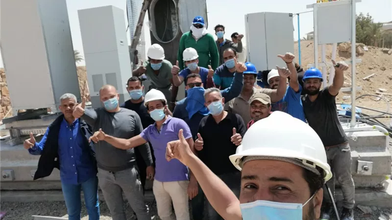 شبكة اتصالات بمرسي علم لمساندة الأطباء والمرضى في الحجر الصحي