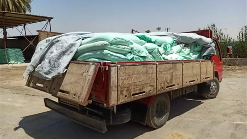ضبط ٦ طن دقيق مدعم قبل البيع فى السوق السوداء ببنى سويف