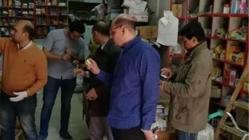 ضبط ٢٤١٧٨٨ عبوة مستلزمات طبية ومستحضرات تجميل بطنطا