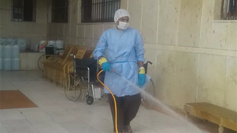 حملة تعقيم لمبنى الحميات ووحدة الغسيل الكلوى بنقادة