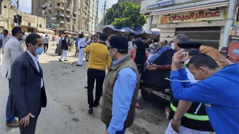 محافظ الغربية :إزالة 3 أسواق عشوائية بالحكمة والعجيزي وسيجر بطنطا-صور