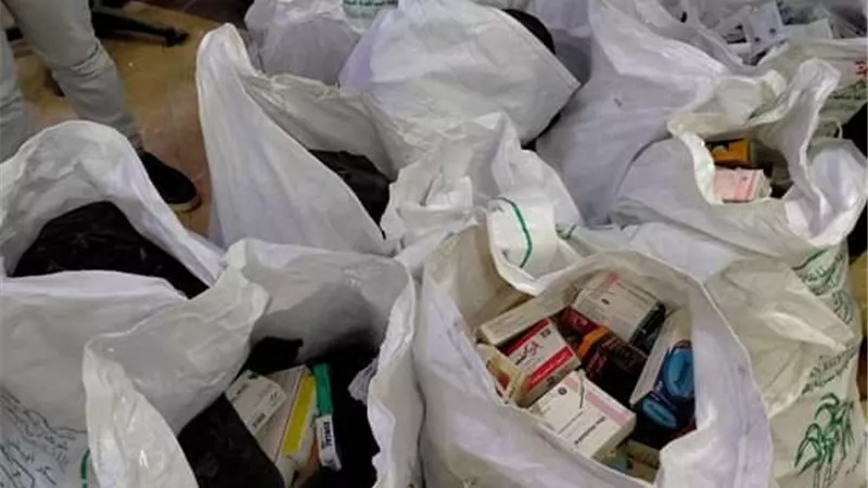 ضبط صيدلية بأسيوط بدون ترخيص وتحريز المضبوطات