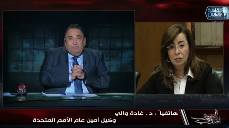 محمد على خير ينفرد بأول ظهور لـ غادة والى عقب عودتها لمصر بعد أزمة كورونا (فيديو)