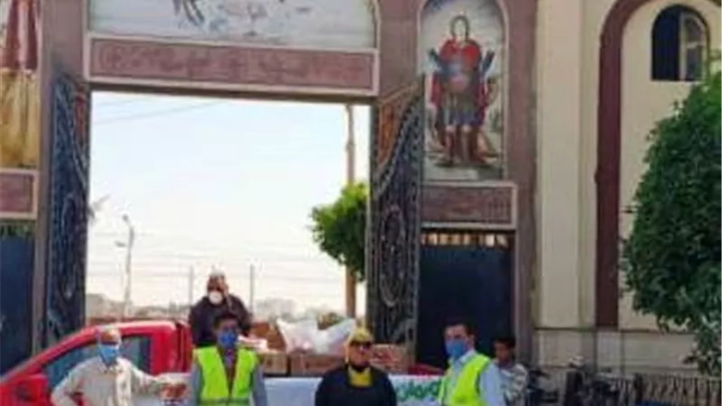 مساعدات غذائية لألف اسرة ببني سويف احتفالًا بعيد القيامة