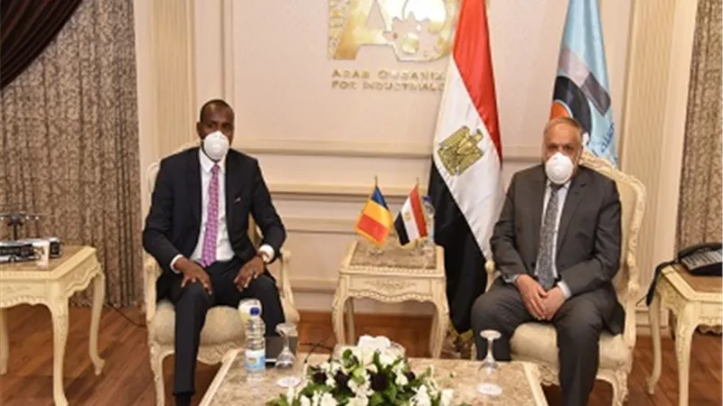 التراس يستقبل مستشار رئيس جمهورية تشاد لبحث سبل التعاون المشترك