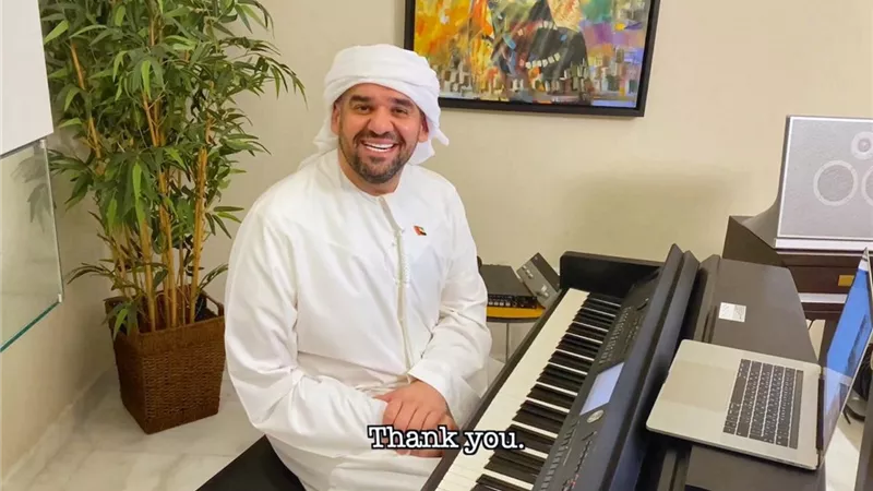 حسين الجسمي يخطو بثقة ونجاح أمام ملياري متابع حول العالم