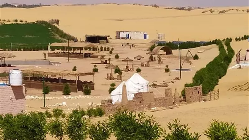غلق الأماكن العامة ومناطق التجمعات فى شم النسيم بالوادى الجديد.صور