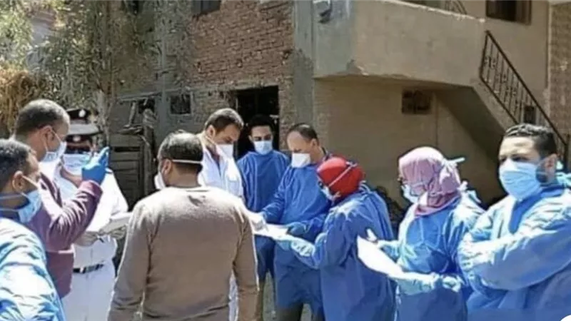 انتشار فرق الطب الوقائي وأعمال التعقيم في كفر جعفر ببسيون