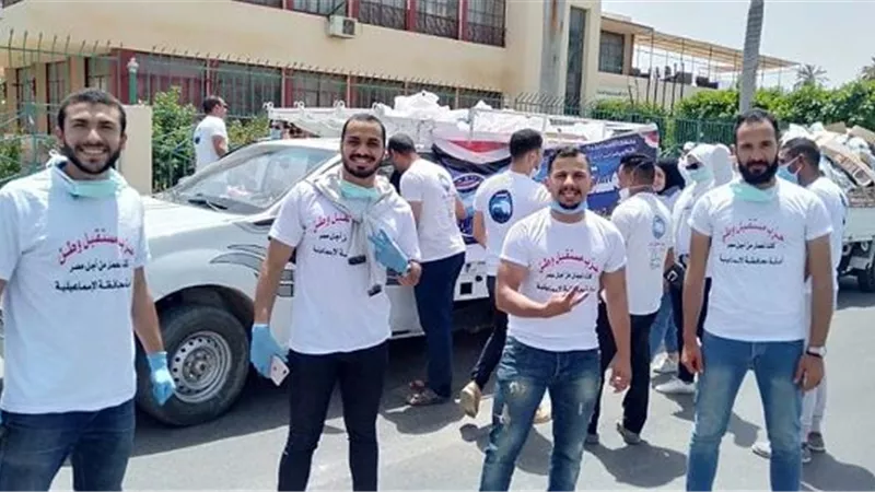 مستقبل وطن يوزع مساعدات غذائية في 5 مراكز بالإسماعيلية .صور