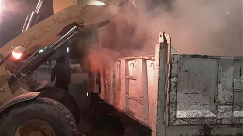 رفع 150 طن مخلفات في حملة نظافة مسائية بمركز أسيوط...صور