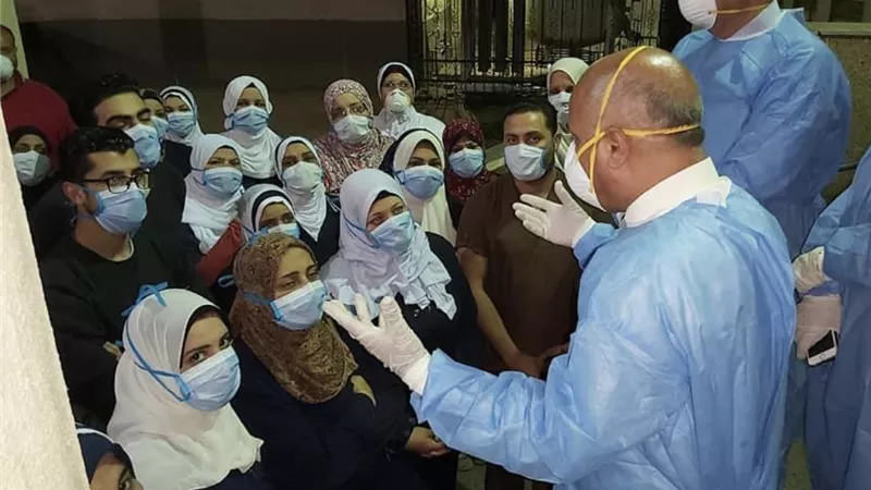 صحة الغربيه . تعلن عن تحول 14 حاله من إيجابي الى سلبي في العزل الصحي بالمدينه الجامعيه