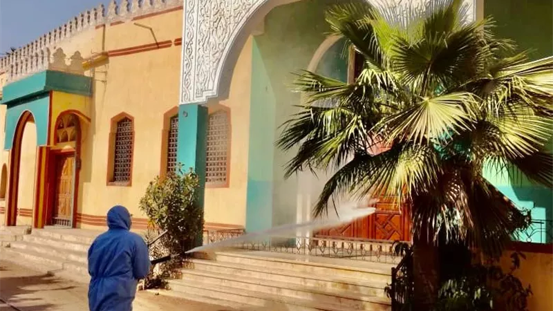 استمرار حملات التطهير والتعقيم بمراكز كفرالشيخ