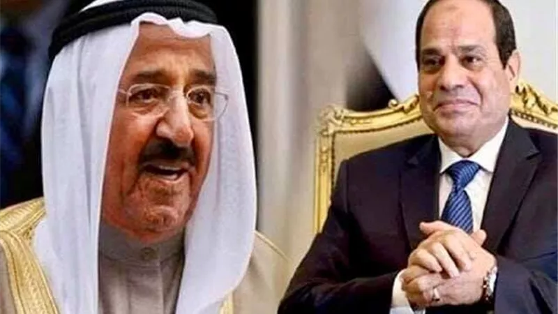 السيسي يهنيء أمير الكويت بحلول شهر رمضان الكريم