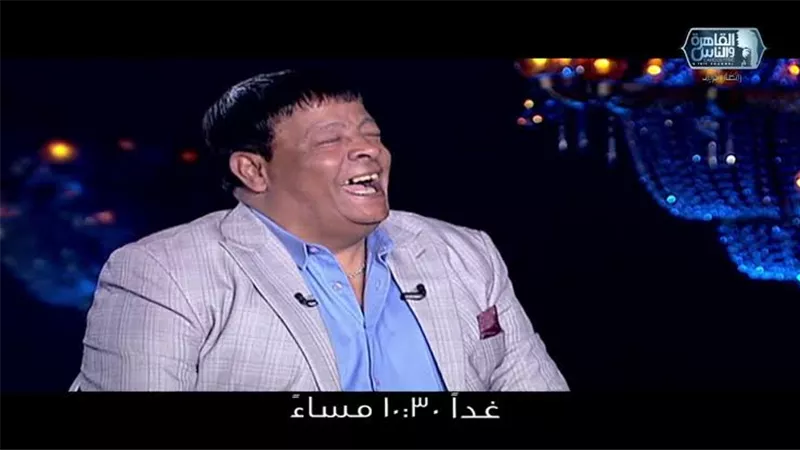عبد الباسط حموده يبكى على الهواء بسبب ايناس الدغيدى