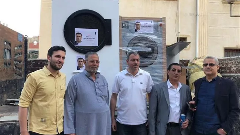 المجتمع المدني يدعم مستشفي الحسينية بمغسلة جديدة بعد ممر التطهير