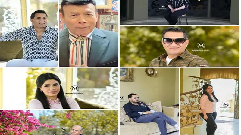 أحمد شيبة وأمينه ونجوم الفن في كواليس أوبريت 