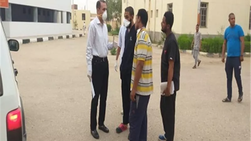 وكيل وزارة الصحة بالاقصر يتفقد مستشفى الحميات