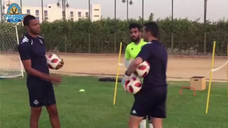 حارس بيراميدز على أبواب الدورى السعودى