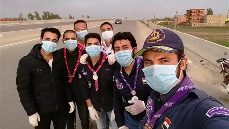 مجموعة القمر الكشفية بالمنوفية تبدأ حملة 