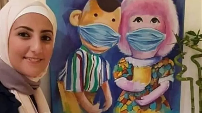 الفنانة التشكلية عالية مدحت : رسمت بوجي وطمطم بـ 