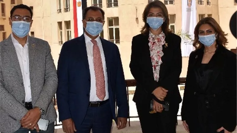 البنك الأهلي المصري يشارك في افتتاح مبنى الحجر الصحي الخاص بمؤسسة أهل مصر للتنمية بمساهمة قدرها 10 ملايين جنيه