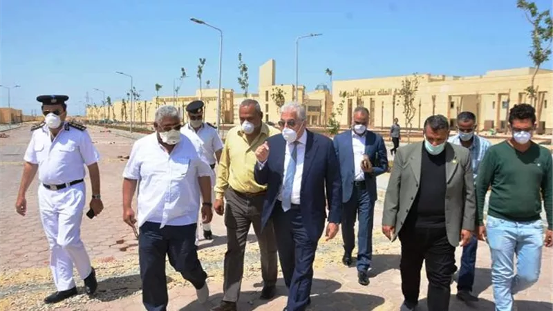 فودة يتفقد عدد من مشروعات الخطة الاستثمارية فى راس سدر..بالصور