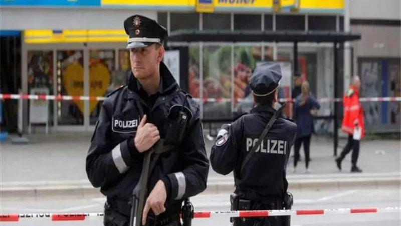 اصابة 4 اشخاص فى حادث طعن بمدينة هانا الالمانية