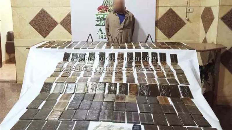 الداخلية : ضبط 250 طربة حشيش بقيمة 1,750,000 جنيه