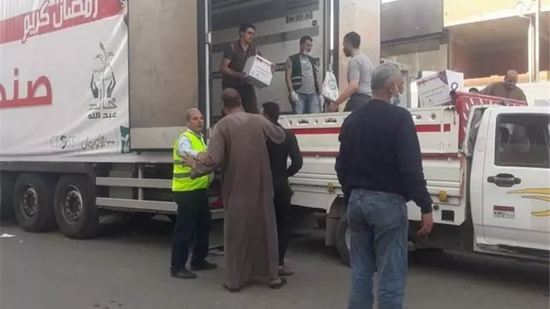 الغربية تتسلم 6 آلاف كرتونة مواد غذائية من صندوق تحيا مصر