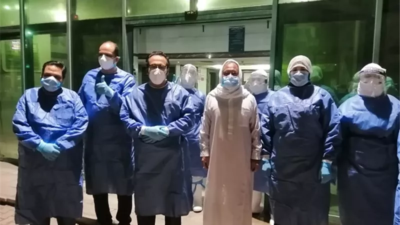 شفاء أول مريض كورونا دخل مستشفي العزل بكفر الزيات