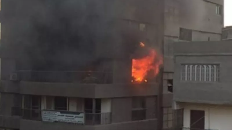 السيطرة على حريق بشقة بفيصل دون اصابات