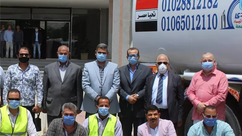 فى إطار حملة لمواجهة كورونا جمعية مستثمرى العاشر تعقيم 12 منطقة صناعية بالمدينة