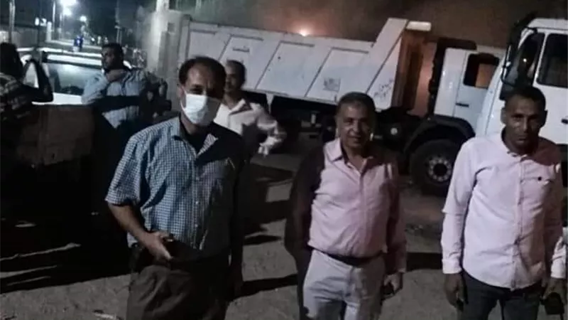 حملة تطهير مسائية بقري مركز أسيوط... صور