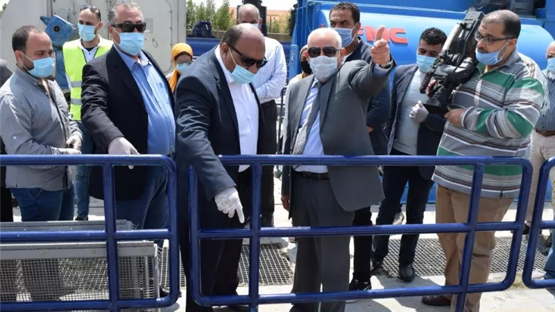 تطويرمحطة المياة العكرة بالقنطرة غرب يقضي علي مشاكل بورسعيد