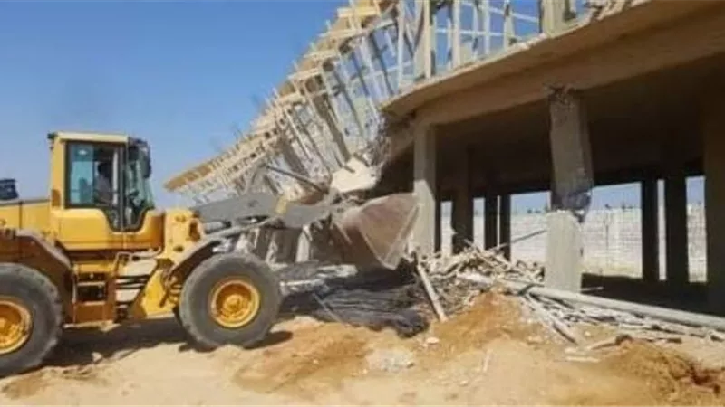 الجيزة تزيل إشغالات المنيب ورفع الباعة الجائلين ومفترشى الطريق