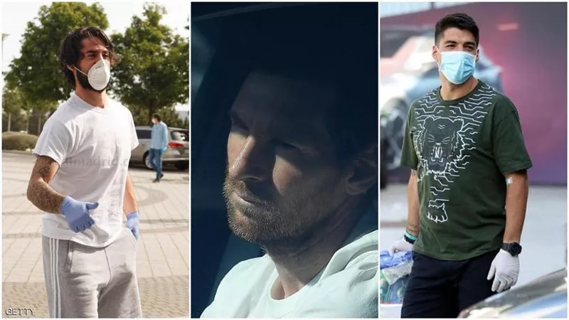 شاهد.. نجوم كرة القدم بعد عودتهم من الحجر الصحي بـ