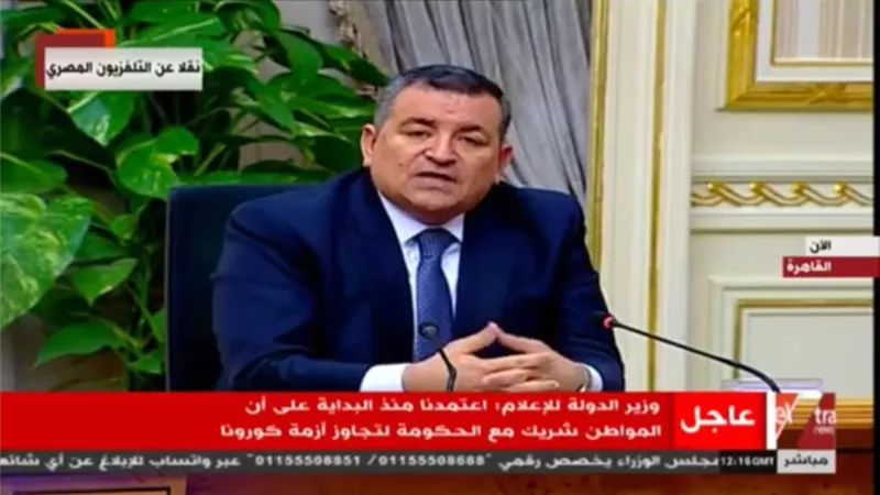 هيكل يطالب وسائل الإعلام بالاستمرار في توعية المواطنين بخطورة الأزمة الحالية