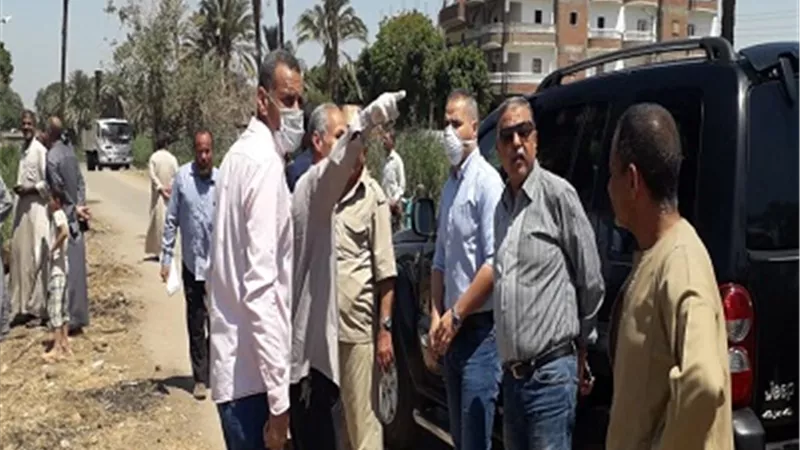 حملة إزالات علي أرض أملاك الدولة بمركز أسيوط