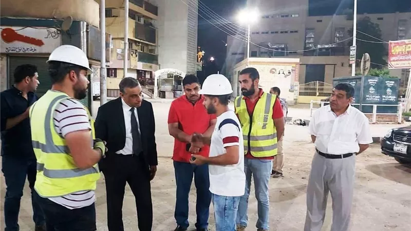محافظ سوهاج يتفقد أعمال كوبري الثقافة والكورنيش الغربي.
