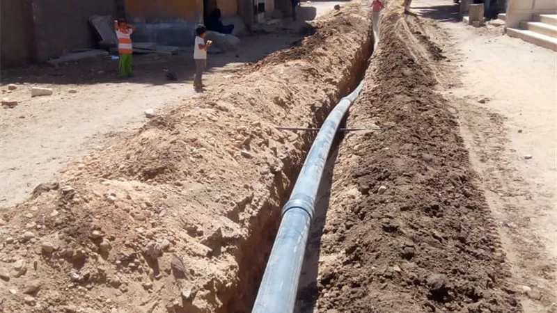 الشهاوى : تدعيم خطوط مياه الشرب بقرى ملوى