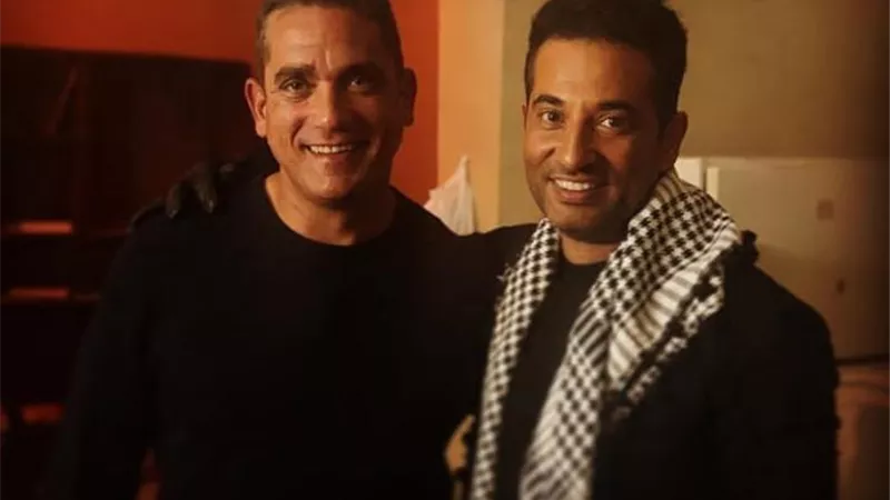 كلمات مؤثرة وظهور رائع للفنان عمرو سعد في كواليس 