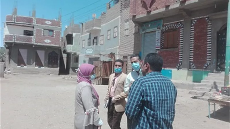 تطهير الشوارع و المنشآت فى نقاده
