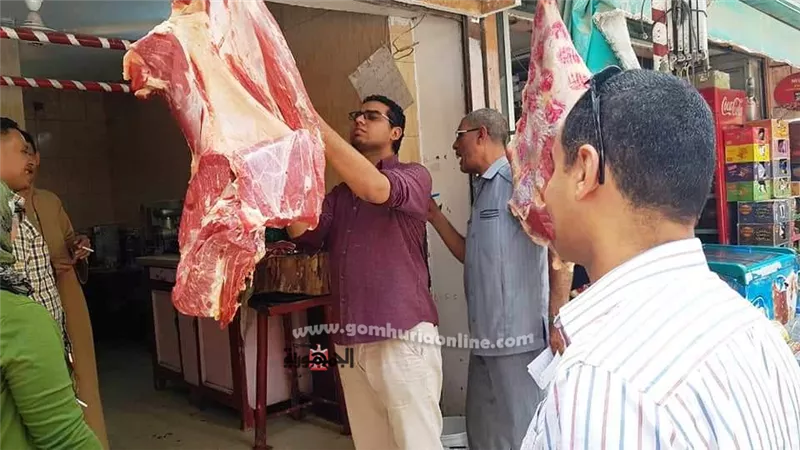 ضبط مدير مخبز باع 22 طن دقيق بالسوق السوداء و200 كيلولحوم غير صالحة بسوهاج