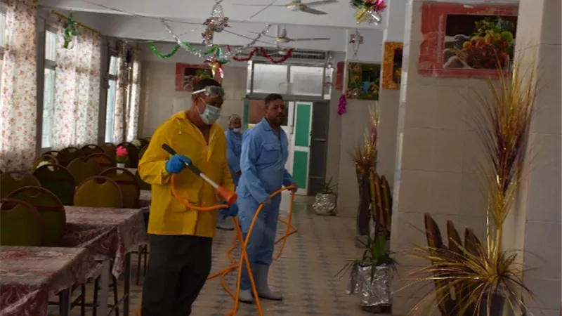 غداً.المدن الجامعية بالسادات تستقبل أولى دفعات الحجر الصحي للعائدين من الخارج.صور
