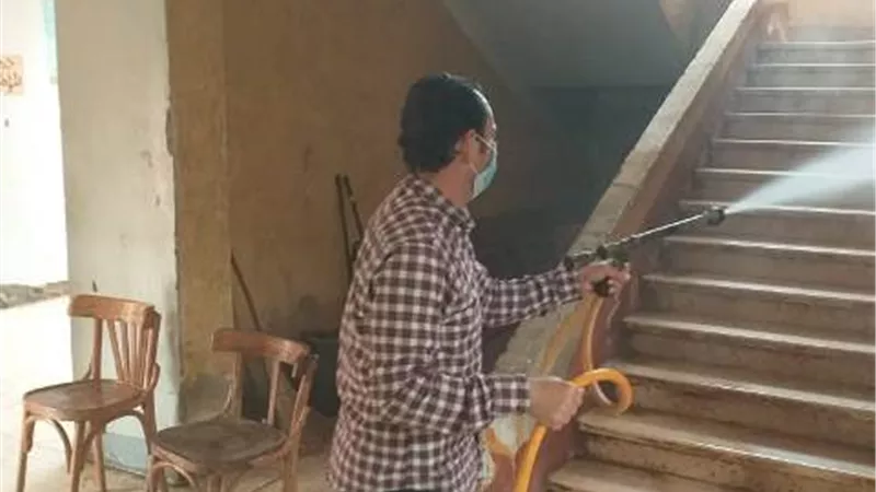 لإصابة موظفين بكورونا غلق بنك القاهرة ووحدة محلية بالشرقية.صور