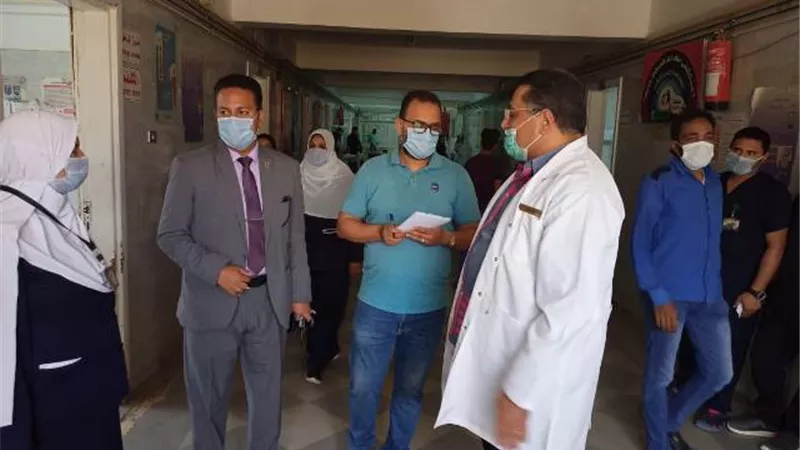 صحة أسيوط تفاجئ أعمال فحص وتعقيم مستشفى ساحل سليم المركزى .صور