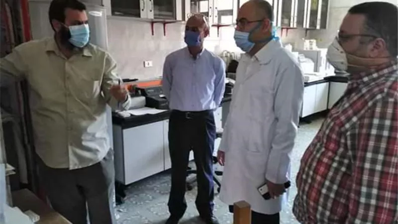 أول جهاز PCR لاكتشاف فيروس كورونا بمستشفي بني سويف الجامعي