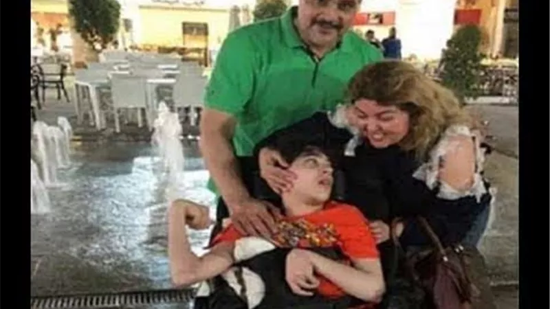 نجل مجدي كامل ومها أحمد يتعرض لأزمة صحية