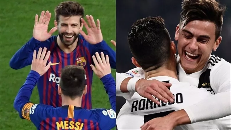 12 لاعبا حظوا بفرصة اللعب بجوار ميسي ورونالدو وآخرهم ديبالا