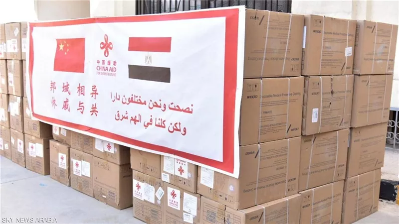 سفارة الصين: وصول 30 طناً من المساعدات الطبية إلى مصر بعد غد